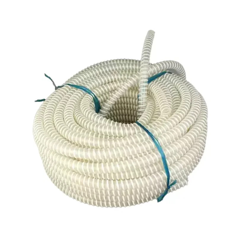 Customized Length Air Conditioner Spare Parts Corrugated PVC Outlet Flexible Air Conditioning Drain Hose