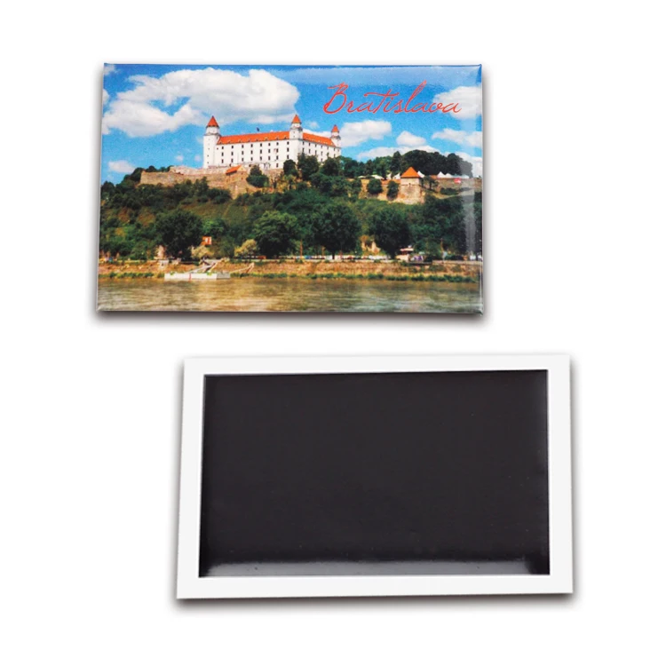 2024 China manufacturer tourist Dubai Chile cities country custom souvenir 3d metal tin plate fridge magnet