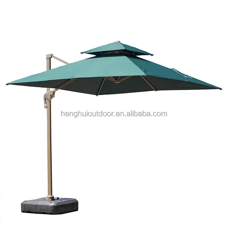 Hot Sale Garden Patio umbrella Restaurant Cafe Hotel Luxury Outdoor Commercial Big Size garden parasol rome large umbrella