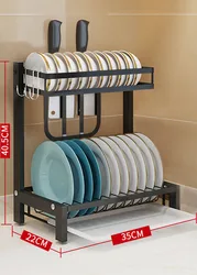 Kitchen Dish Drainer Rack Stainless Steel Dish Drying Rack