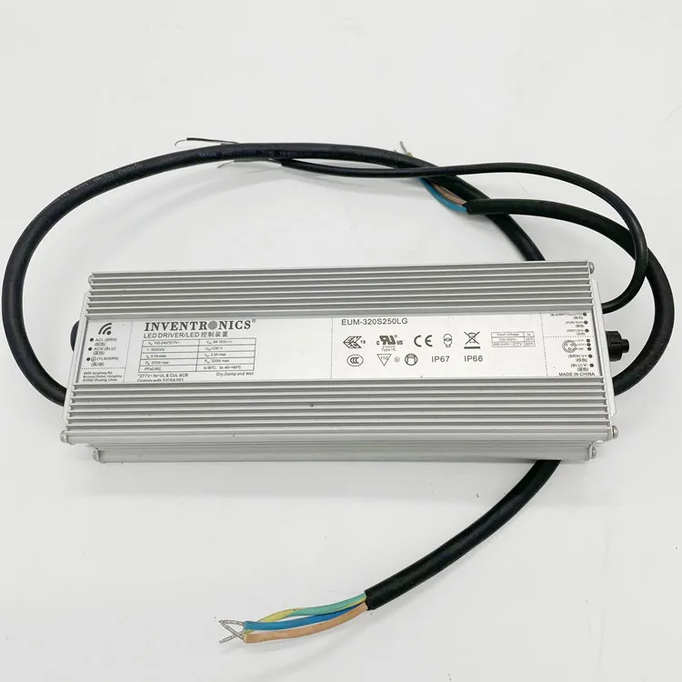 10KV Inventronics 320W constant current led driver 1050mA 1500mA 2500mA 5000mA 7600mA EUM-320S inventronics eum320s250mg