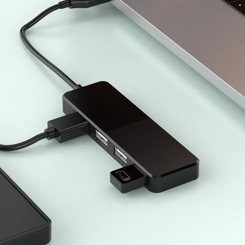 2020 Best Product High Speed 4 in 1 Docking Transmission Charge Station 4 Ports USB HUB