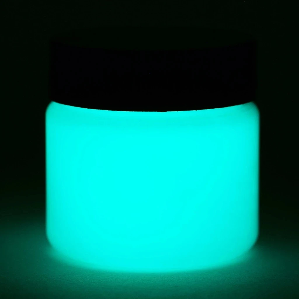 Long afterglow strontium aluminate base phosphorescent powder blue green glow in dark with 30-45um particle size