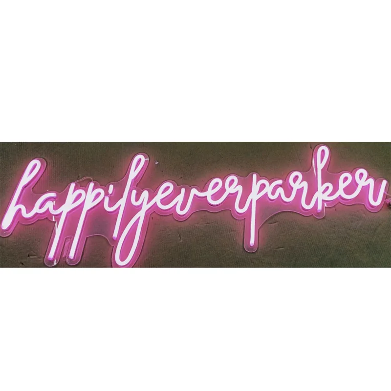 China popular neon letter sign custom high quality neon lighted sign