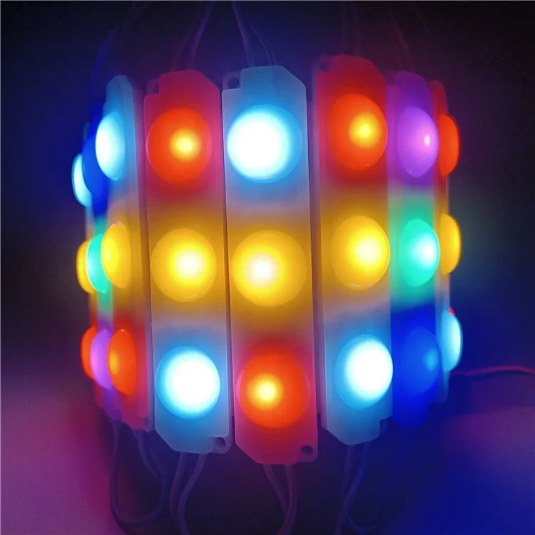 Индикаторные RGB-модули 94x20 мм 12 В 3 лампы чип smd2835 алюминиевая плата впрыскиваемый светодиодный модуль предупреждение о транспортном средстве осветительные