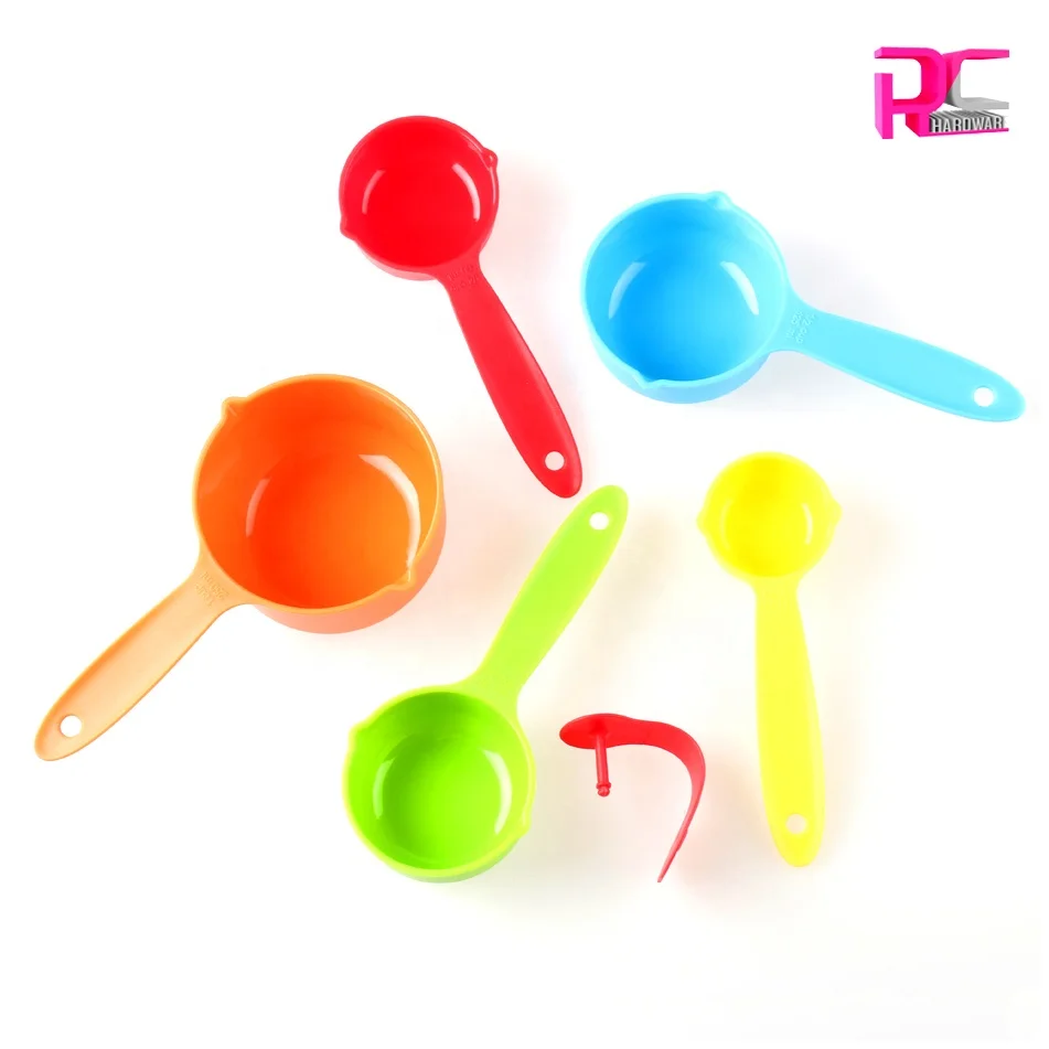 High quality 250ml/125ml/80ml/60ml/30ml plastic kitchen cooking baking tea coffee measuring spoon