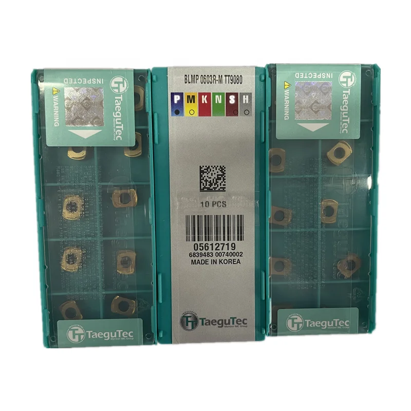 Taegutec BLMP0603R M TT9080 cnc carbide turning inserts milling inserts BLMP carbide tips milling cutting tools