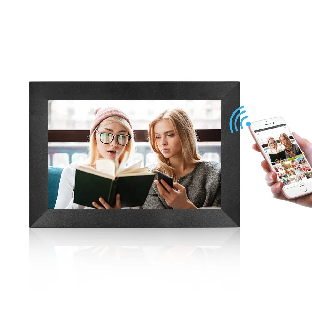 10 дюймов LCD LED HD цифровая фоторамка с дистанционным управлением рамка