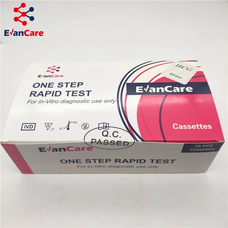  EVANCARE человеческий хорионический гонадотропин hcg тест на беременность наборы CILA FSC очищенный знак