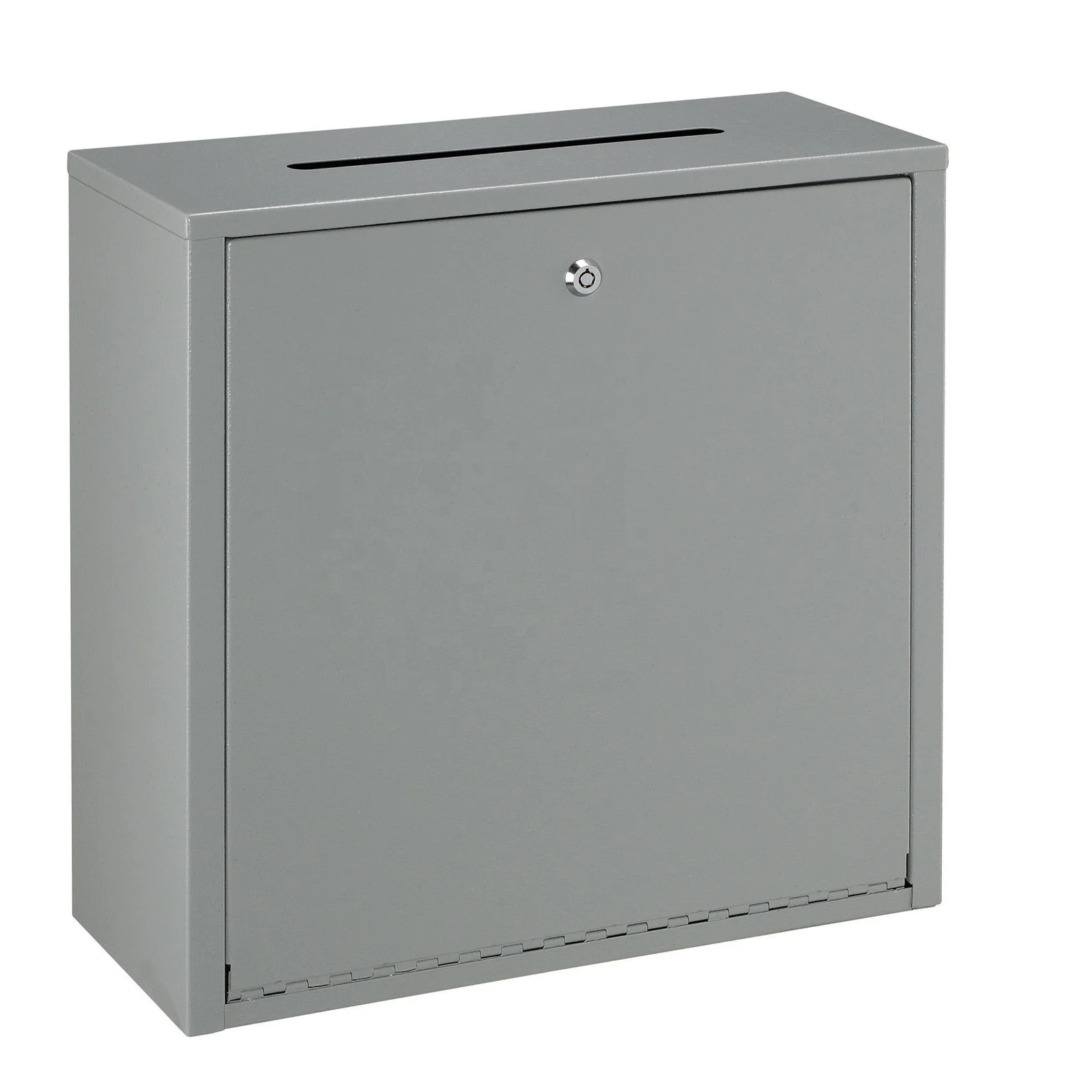 Home Use Weatherproof Metal Parcel Post Boxes Coating Steel Mailbox With Lock