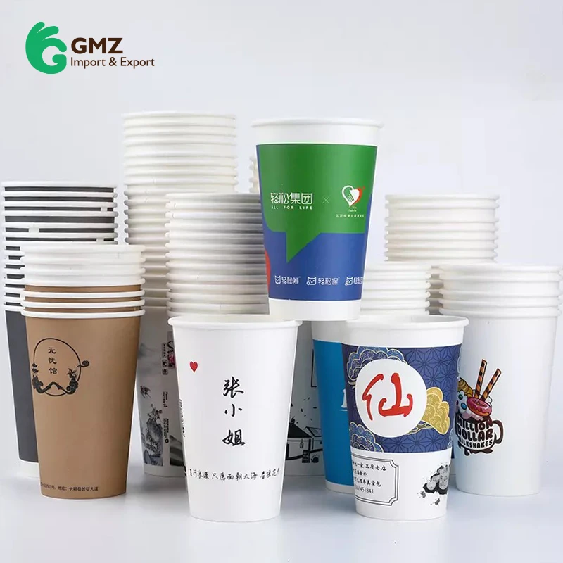 
Airline Cold Milk Tea Cups 5 oz Heat Resistant Costa Coffee Disposable 12oz Ice cream 5oz 2.5 Paper Cup Packaging 