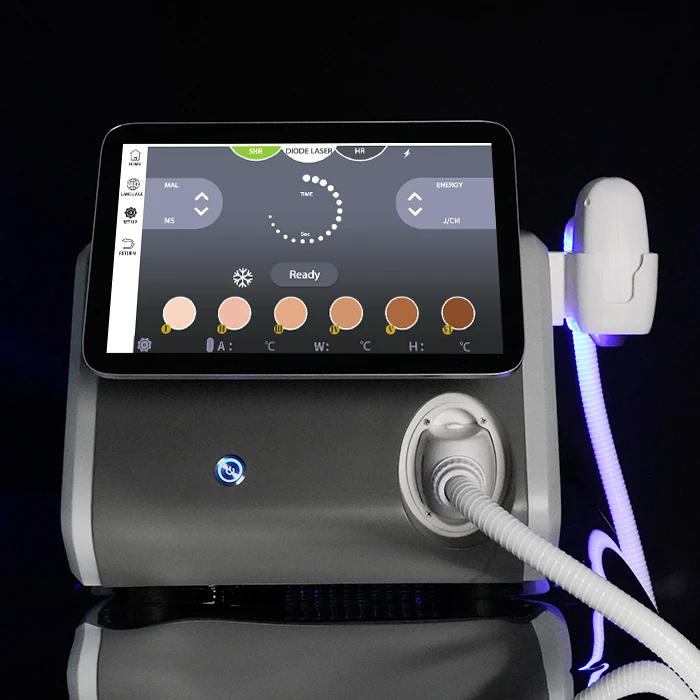 Portable 808nm 2000W Mini Diode Laser Hair Removal Machine Home Use Laser Diodo