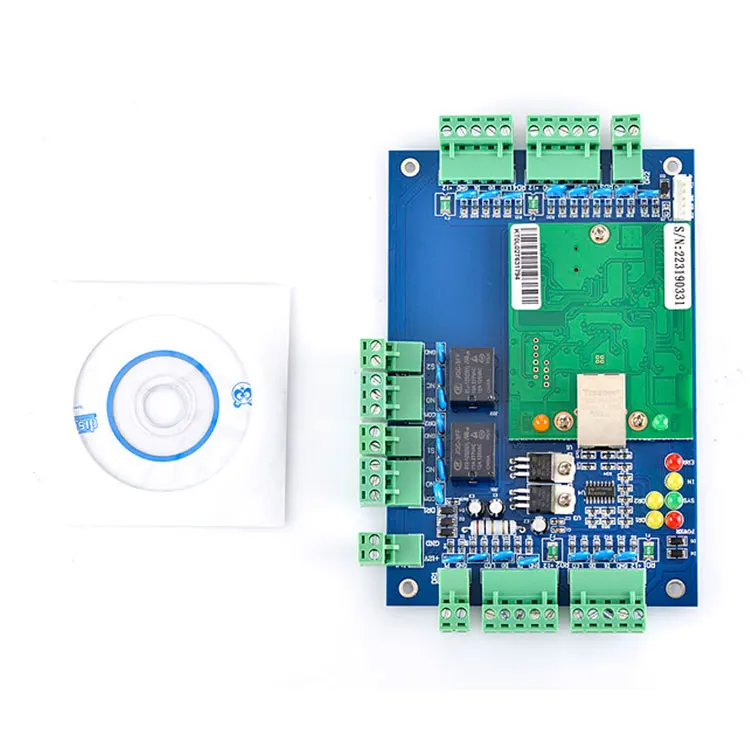 Wiegand TCP IP Network Double Doors Access Control Board Panel System Unit With Free Software And SDK