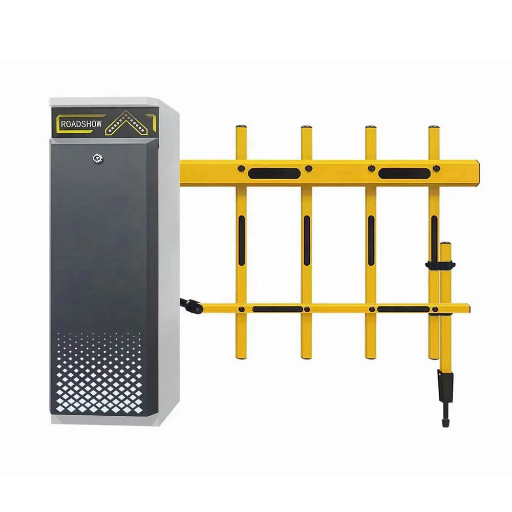 Remote Control Traffic Boom Barrier Gate Automatic Parking Car Park System With Camera