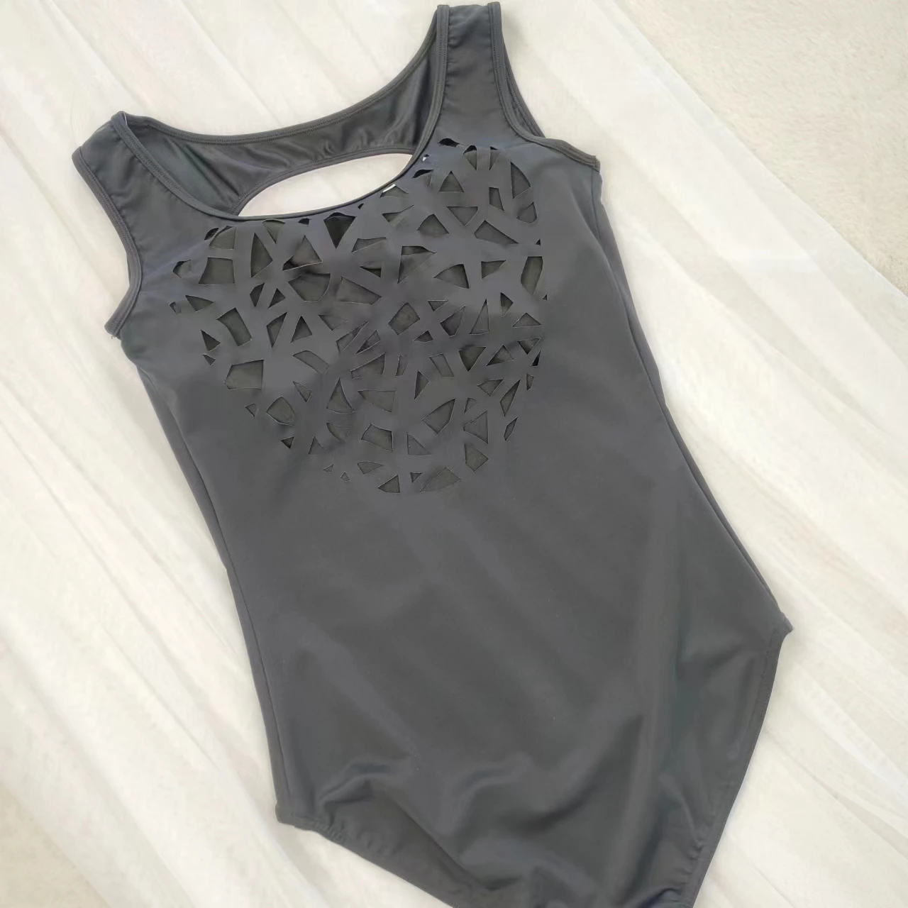 Custom Rhythmic Gymnastics Clothes Competition Leotards Sleeveless Leotards Women Adult