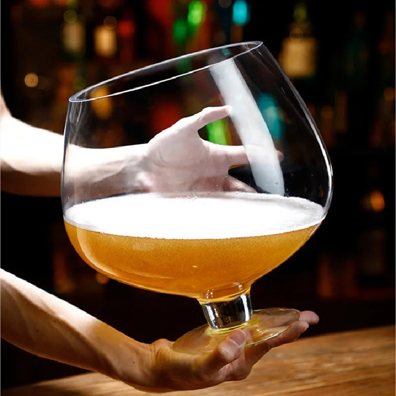 Lead Free Party Glasses Jumbo Wine Beer Brandy Juice Glass for Gathering Large Capacity Big Large Bar Cups