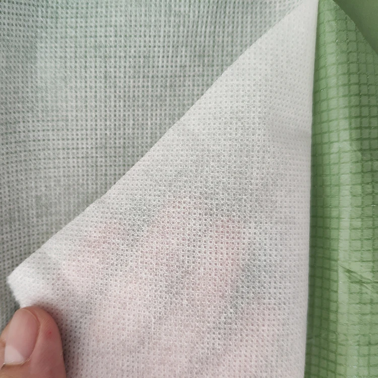 Pe Film Lamingting Pp Spunbonded Surgical Gown Laminated Non Woven Fabric For Disposable Medic