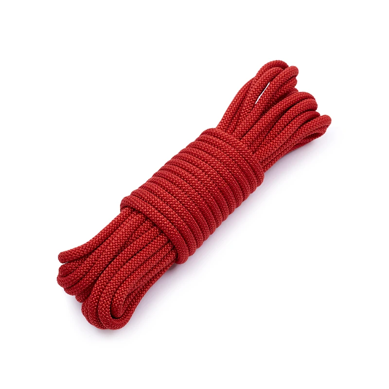 Outdoor Nylon Color Strong 16mm Dynamic Rope Kernmantle braided nylon rope cord