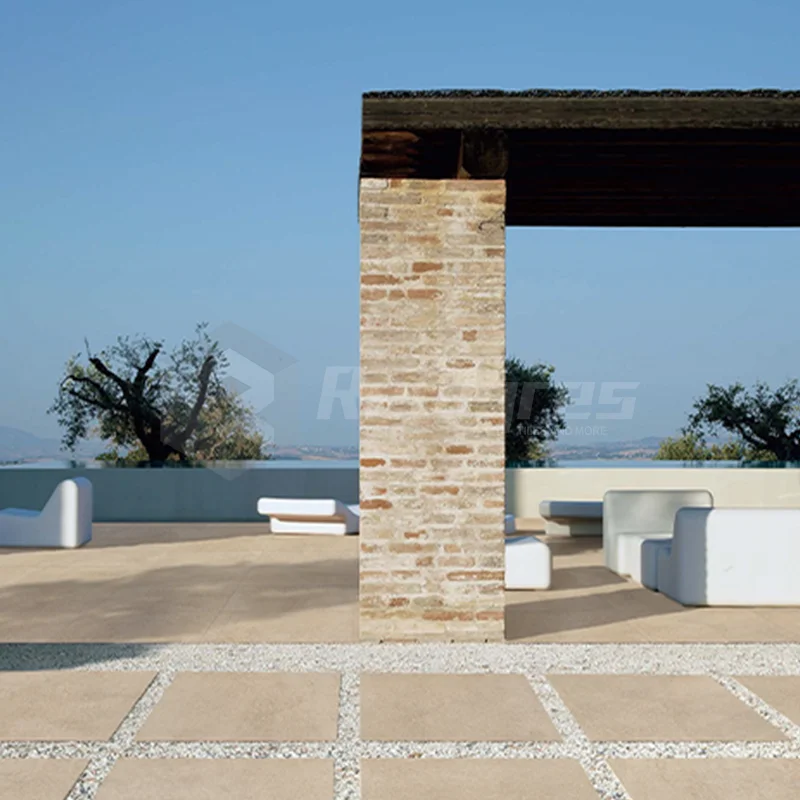 Saudi Arab SASO Quality Mark Tiles 2cm Outdoor Exterior Wall Cladding Tiles Floor
