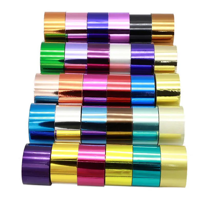 Transfer Foil Nail Foil Solid Color Mixed Batch Starry Sky Paper All Kinds Of Color Plain Transfer Paper