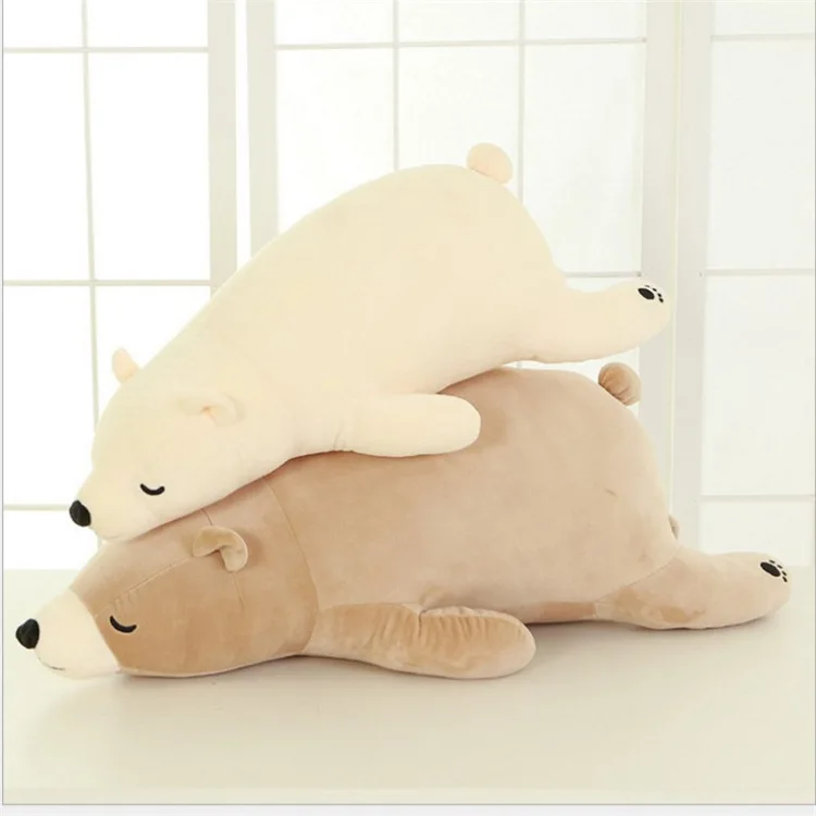 AIFEI TOY Super cute soft marine animals Wearing striped clothes polar bear dolls plush toys sofas sleeping pillows gifts