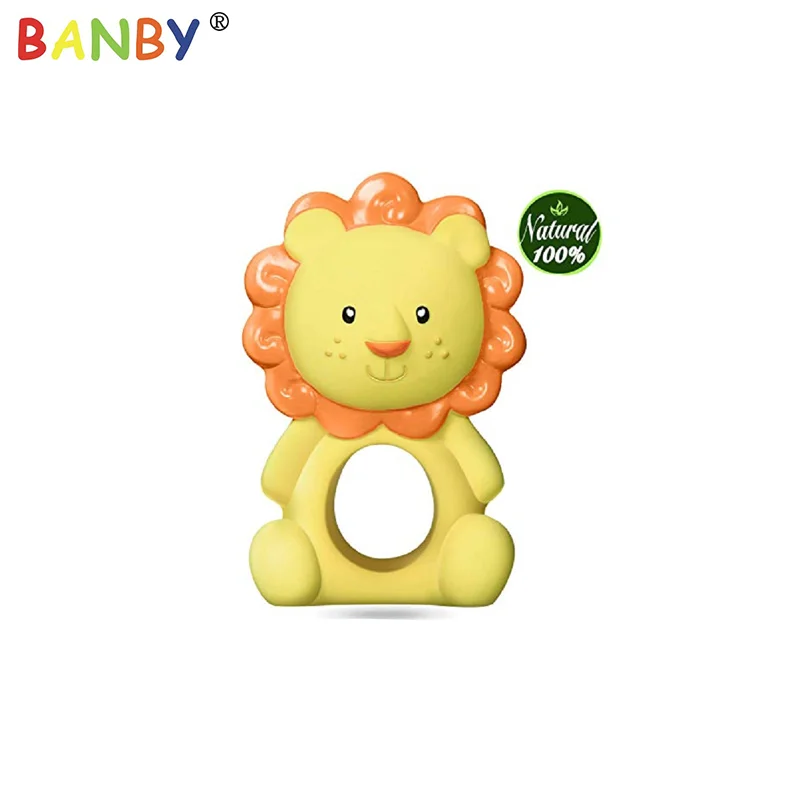 Iq Builder Organic Baby Teething Crochet Teether Toy Made By Natural Rubber