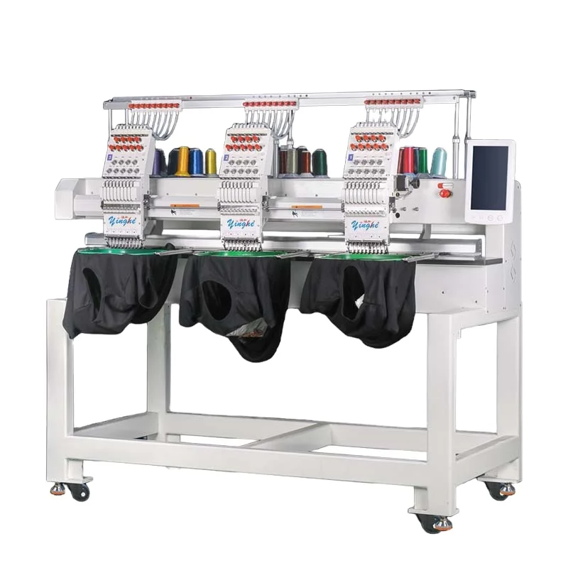 YH 903 Лидер продаж многофункциональная игла с 3 головками 9 игл колпачком/Плоская/швейная автоматическая и компьютеризированная вышивальная машина