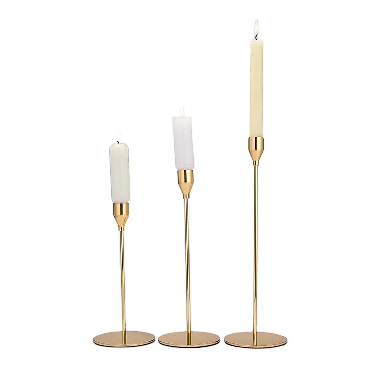 Good Quality Hot Sale Creative  Metal Crystal Candlestick Crafts Crystal Candlestick