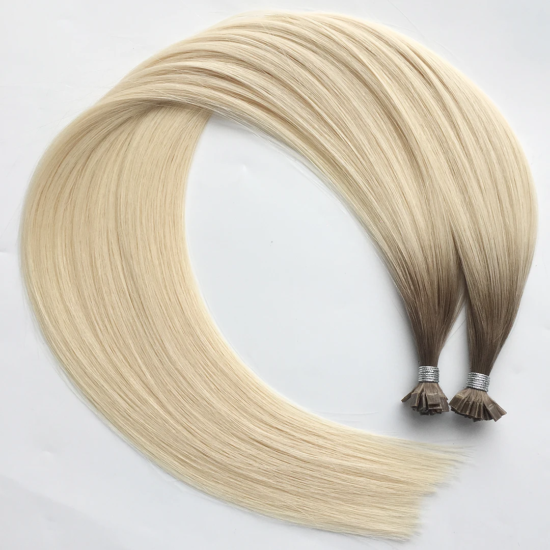 Salon Quality Factory Price European Hair Extension Hair Waterproof Double Drawn K Tip Keratin Russian Hair