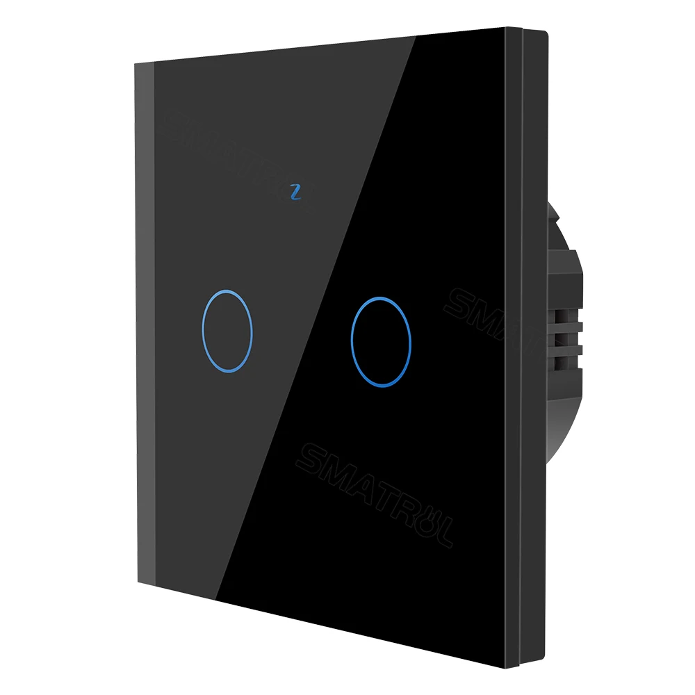 No Neutral Wire Capacitor Tuya Zigbee Smart Touch Switch Light 1/2/3Gang US Brazil 110-240V Wall on Off for Alexa Google