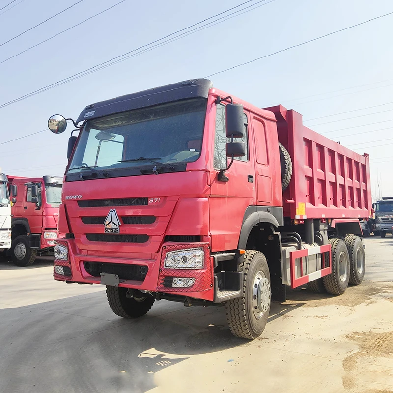 400HP 6x4 Model Weichai Engine Howo 1200R20 Tire Dump Truck