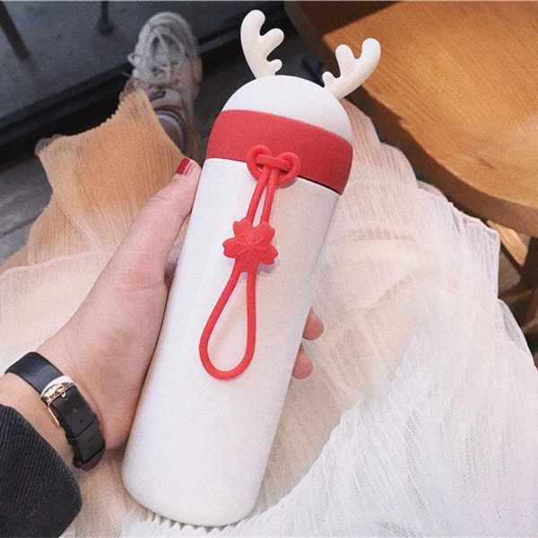 Christmas Special 300ml Stainless Steel  Eco-Friendly Water Bottle Double Wall Insulated Vacuum Flask with Factory Price