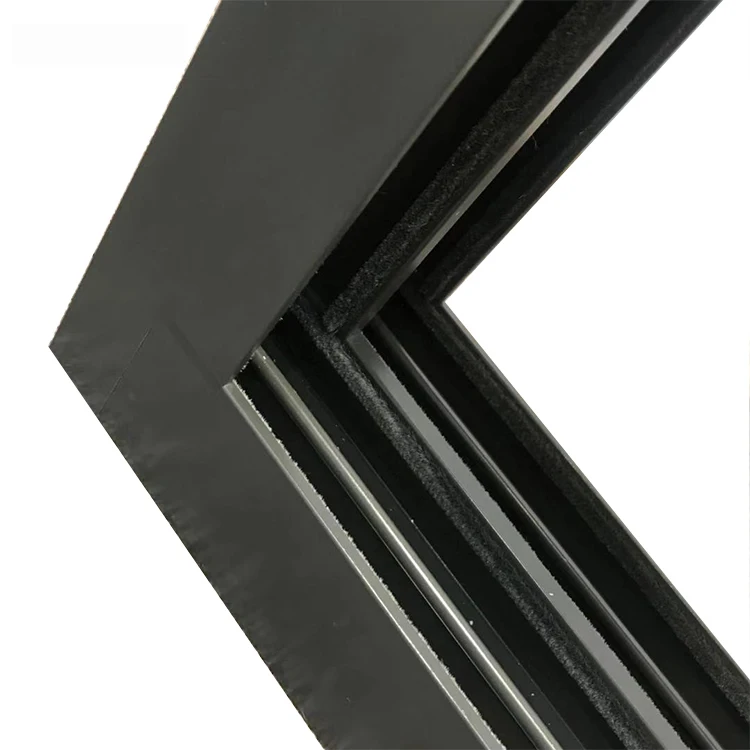 100mm aluminium frame tempered lowe double glass sliding windows doors for sale with AS2047