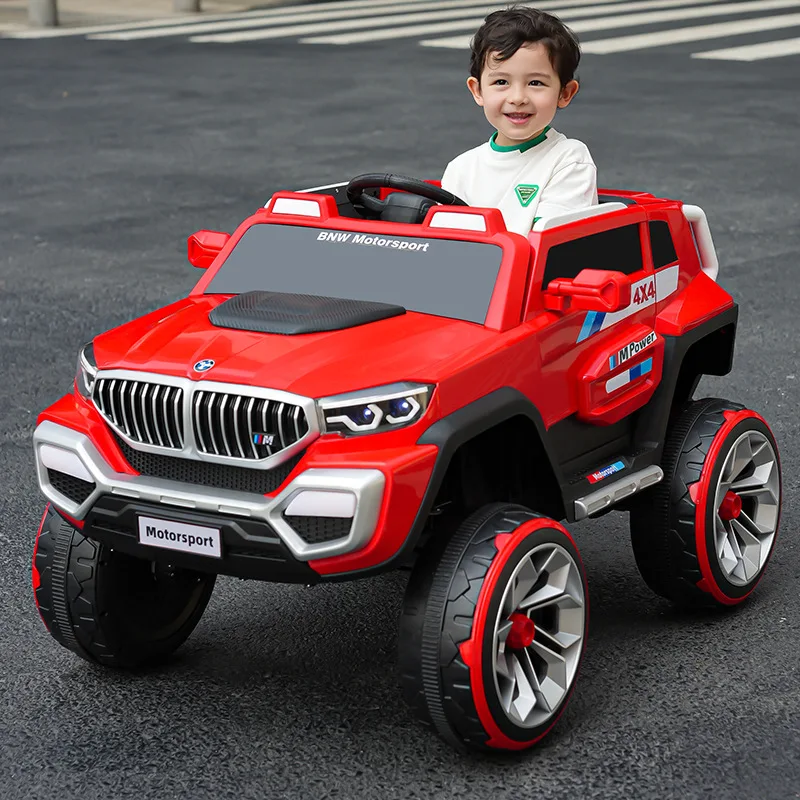 2024 New Arrival Kids Electric Ride On Toy Car With Four Big Wheels Ride On Cars