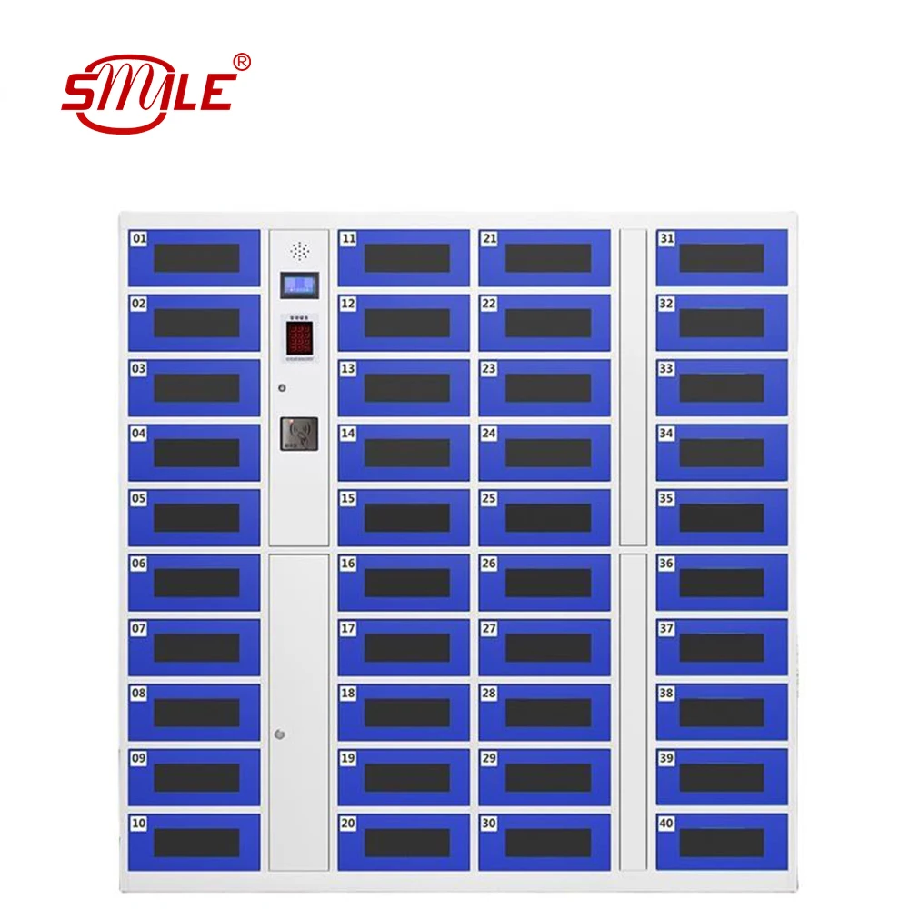 SMILETECH Self Pick up electronic Smart Cabinet Delivery Parcel Locker Air Locker Vending Machine For the Beach Supermarkets