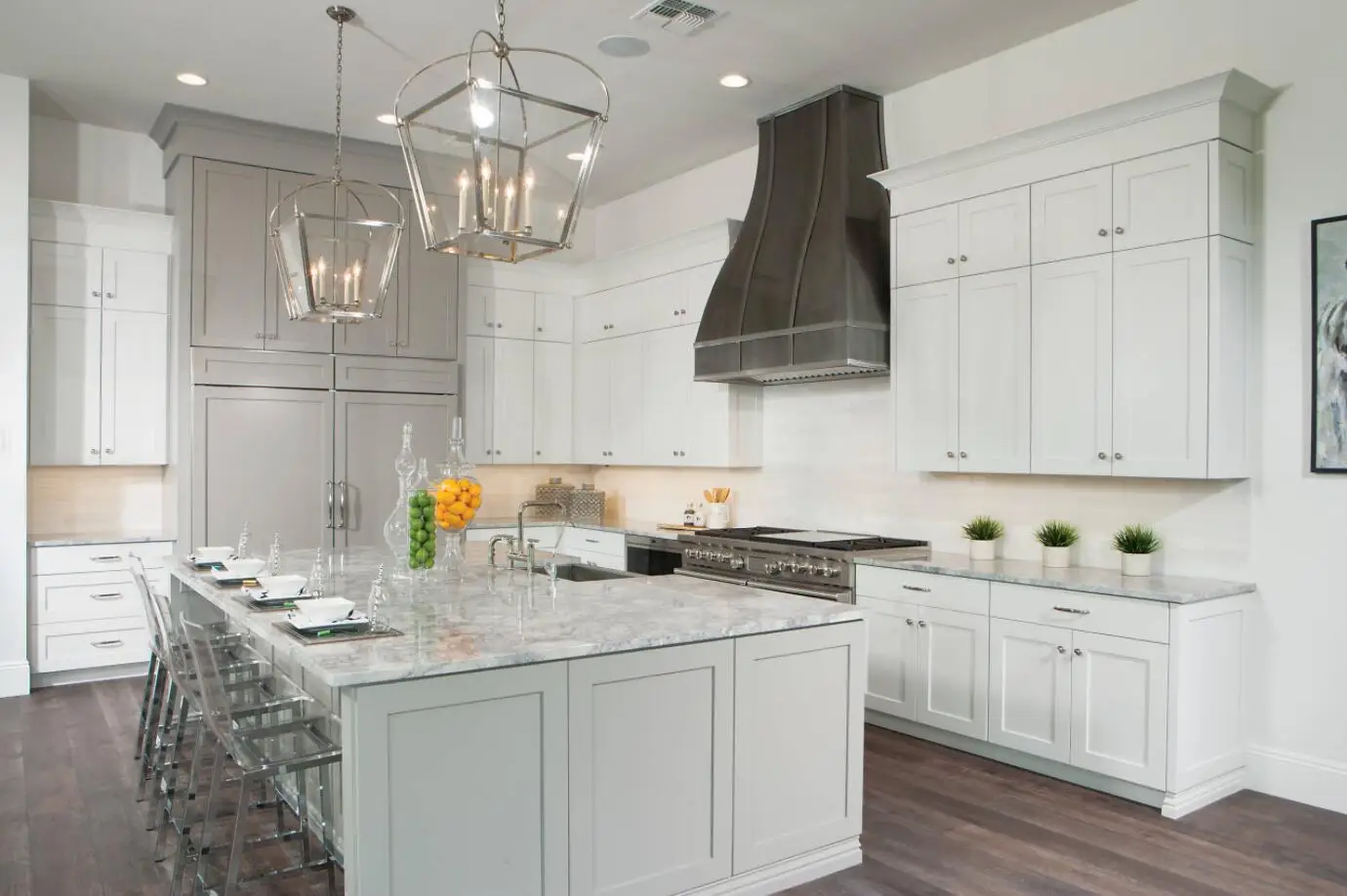 European style full house cabinetry commercial white shaker solid wood kitchen cabinet