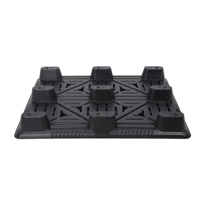 
Shipping industrial recycled logistics warehouse 4-way entry type plastic pallet 