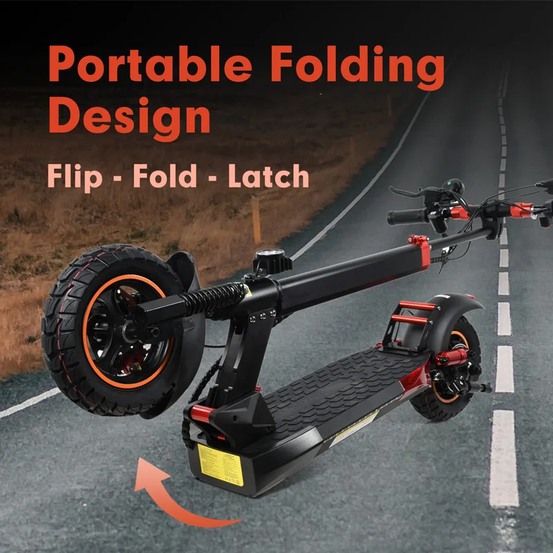 EU US Warehouse MX-14 Trotinette Electrique E-Scooter 48V 800W 45KM/H 10 Inch Folding E Electric Scooter With Seat For Adults