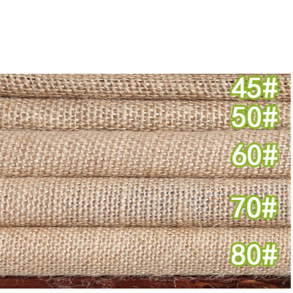 Hot Selling Burlap fabric 100% Nature  jute fabric for bags seersucker 280gsm 160cm width sofa laminated jute fabric