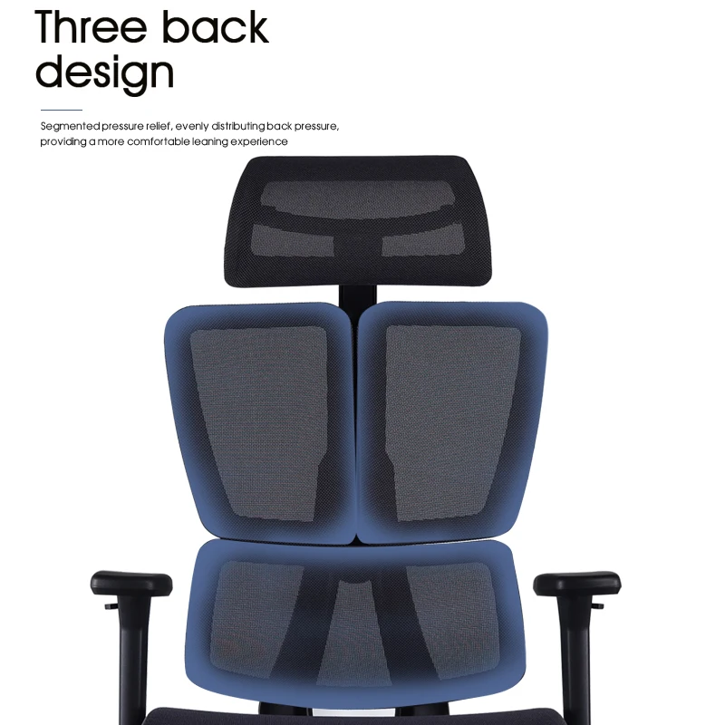 Conference ergonomic design high back office desk chairs full mesh guangdong office chair with headrest