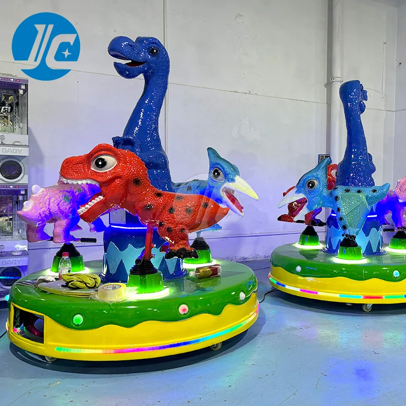 Coin-operated Colored Lights Fairground Merry Go Round Carousel for Sale