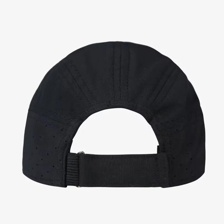 Qianzun Out Door Running Hat Laser Cutting Hole Drilled 5 Panel Dad Cap Waterproof Performance Baseball Hat cap