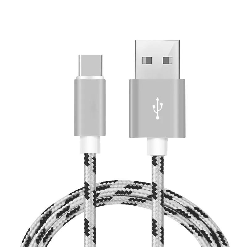 Хорошее качество, дешевые, многоцветные, 3 фута, тигровая полоса, Type-C, Usb-кабели, быстрая зарядка для телефона