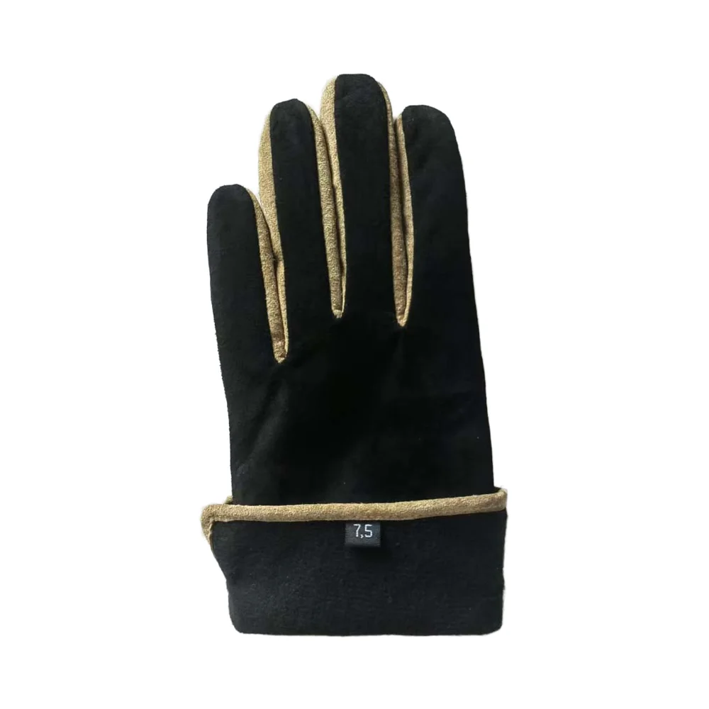 Hot sales high quality new style genuine leather fashion dress gloves for ladies pig suede leather gloves low rate price