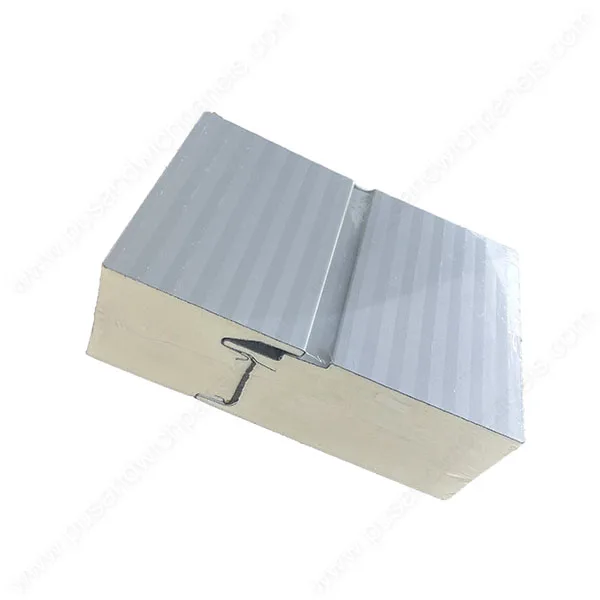 Waterproof Fireproof  pu insulated foam wall pu panel for cold room pu sandwich panels