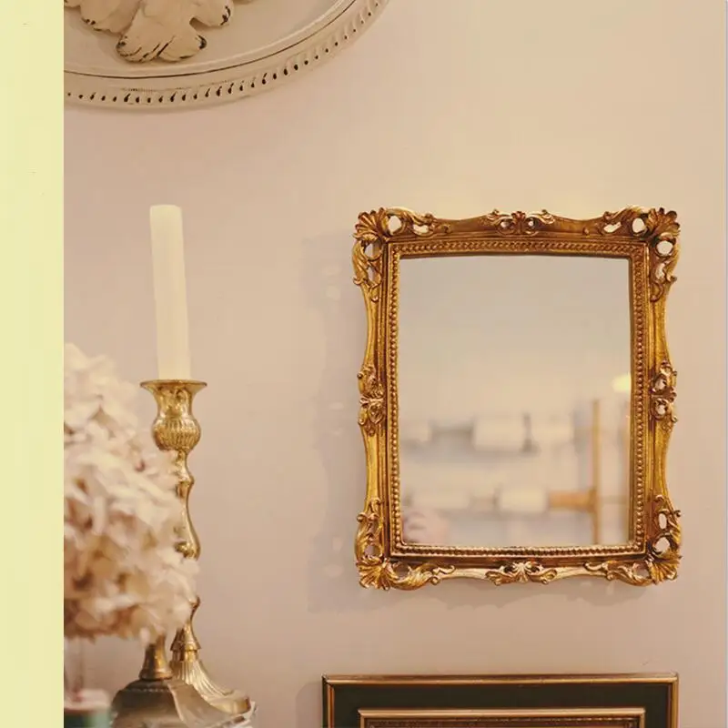 Retro European resin picture frame hanging wall rectangular picture frame table living room sofa porch decorative painting