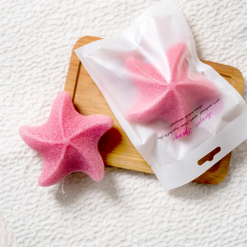 Pore cleaning cellulose magic konjac sponge scouring pads bath brushes sponges scrubbers
