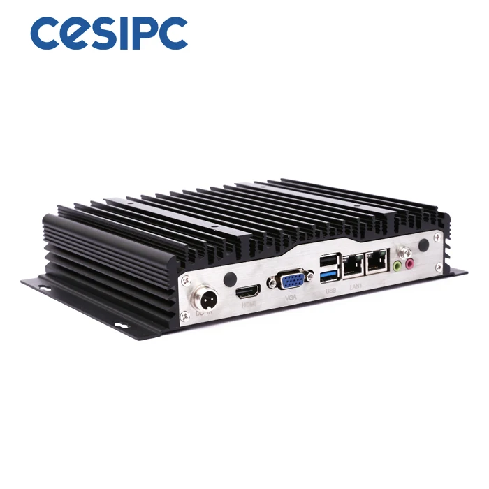 Latest Industrial J1900 2 Ethernet 12v Micro PC Fanless Mini PC Desktop Computer