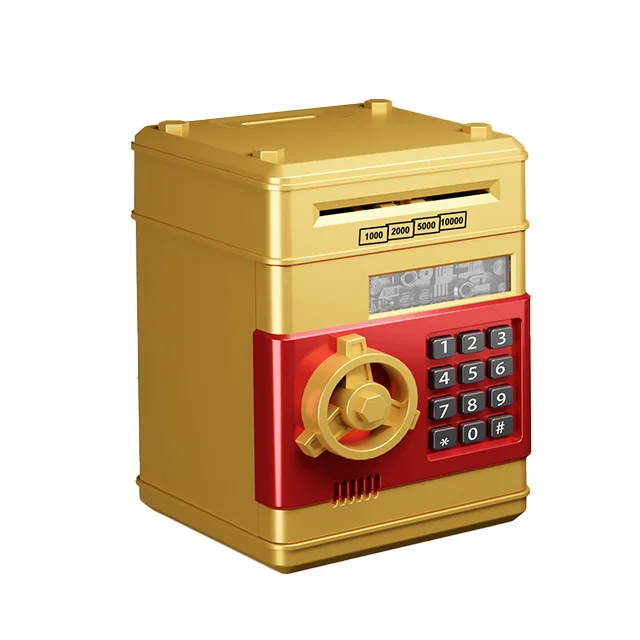 Kids Montesorri Educational Toys DIY Toys Automatic Atm Bank Money Saving Boxes Toys Piggy Bank Safe
