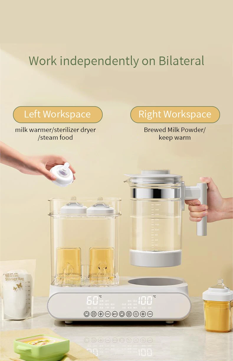 3 in 1 baby appliances baby milk warmer feeding bottles sterilizers for new born